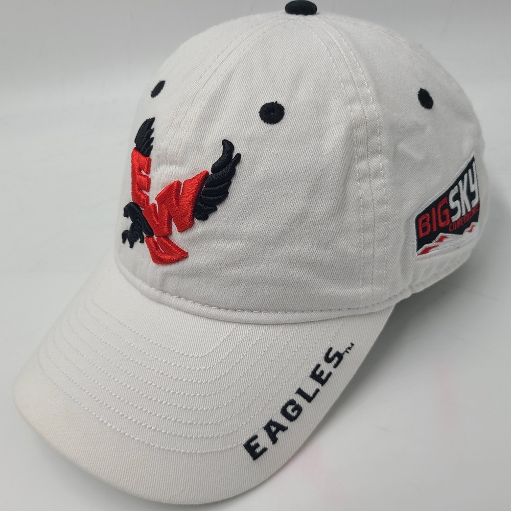 Eastern Washington Eagles Hat Strapback Champion White Big Sky Conference EWU
